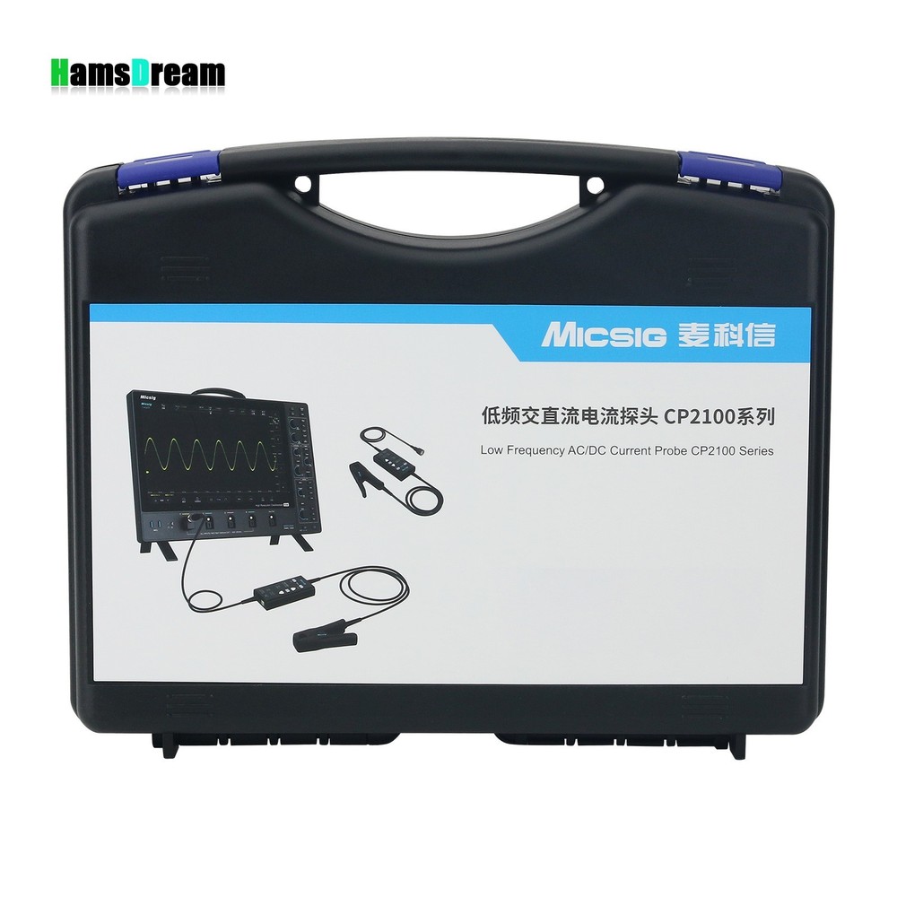 Micsig CP2100A 800KHz 10A/100A AC DC Current Probe for Oscilloscopes +Interface