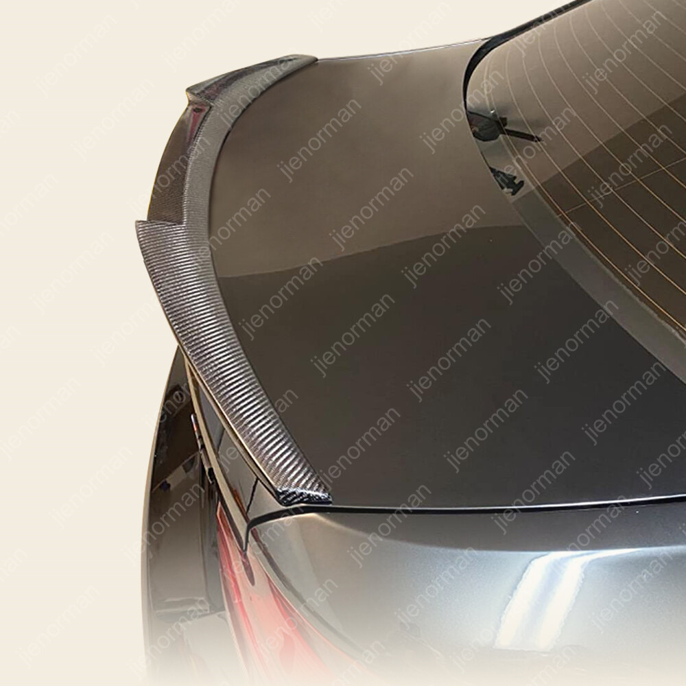 Coupe E92 Rear Trunk Spoiler Carbon Fiber Look M4 Style for 07-13 BMW 328i 335i