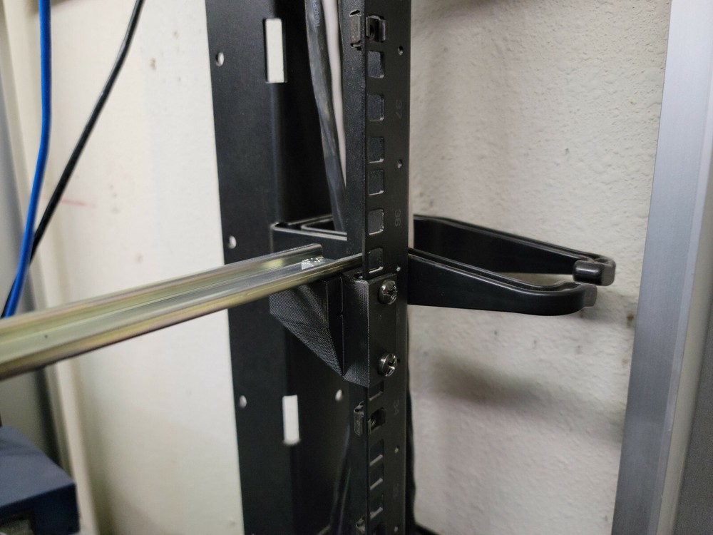 Vertical Din Rail Rack Mount