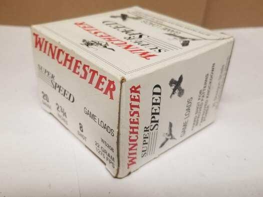 Empty 20 Ga Winchester Super Speed Gameload Shotgun Shell Box