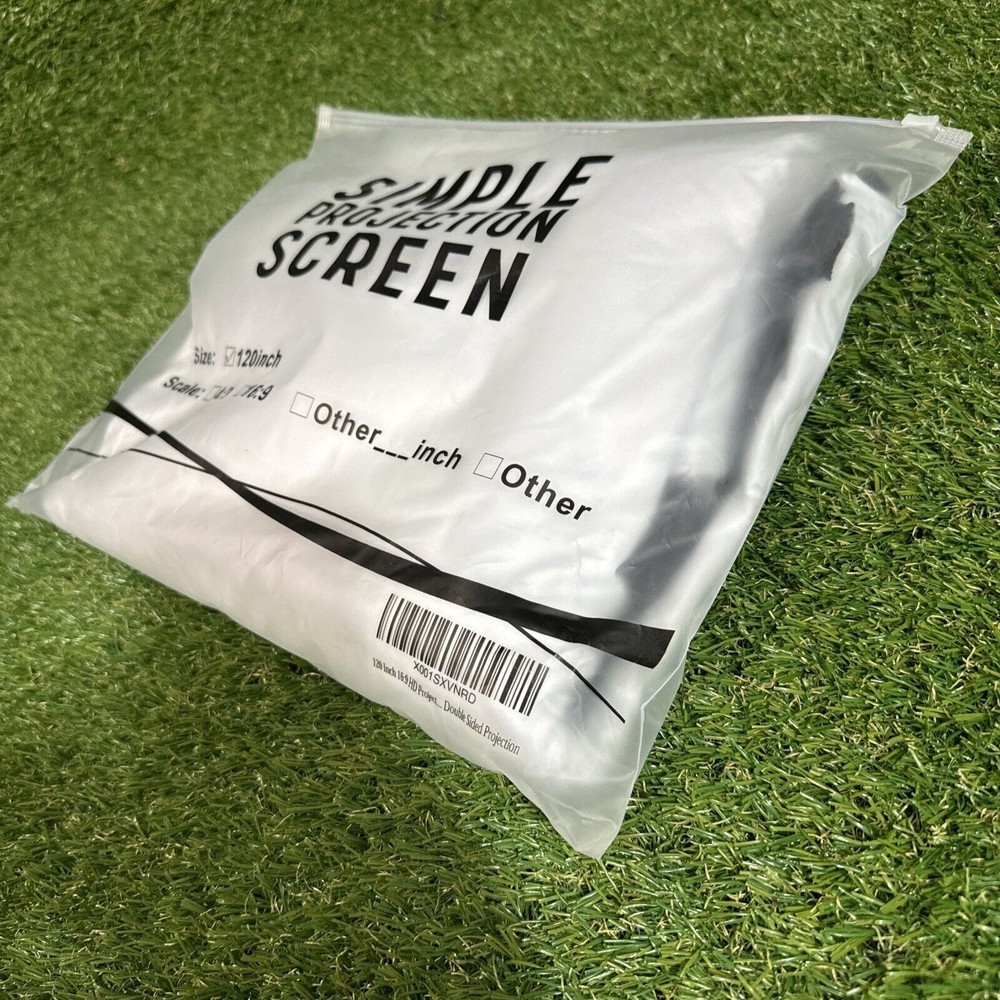 Simple Projection Screen 120 Inches foldable 16:9 scale