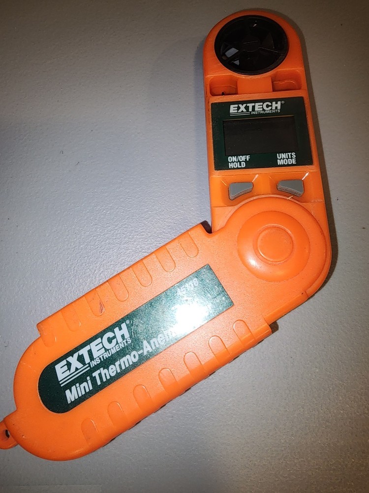 Extech 45118 Mini Waterproof Thermo Anemometer - Gently Pre-owned Tested