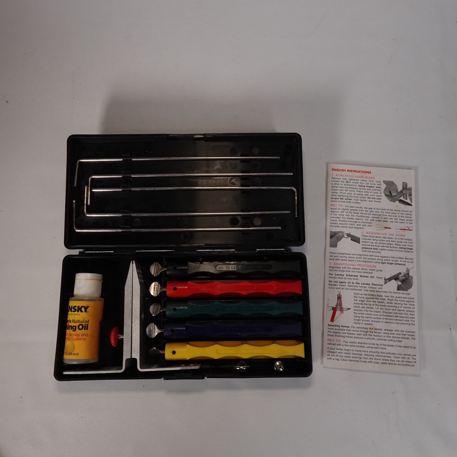 Lansky Deluxe 5 Stone System Precision Knife Sharpening Kit