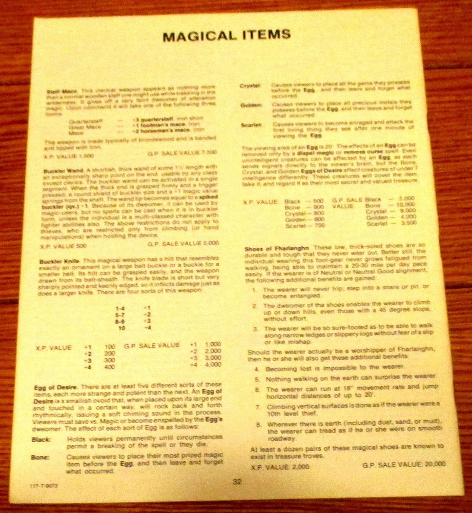 1983 TSR Advanced Module EX2 The Land Beyond the Magic Mirror Adanced D&D NICE!!