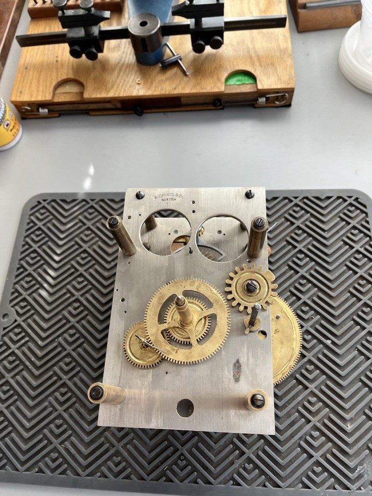 E Howard Number 1 Movement with cast iron Bracket