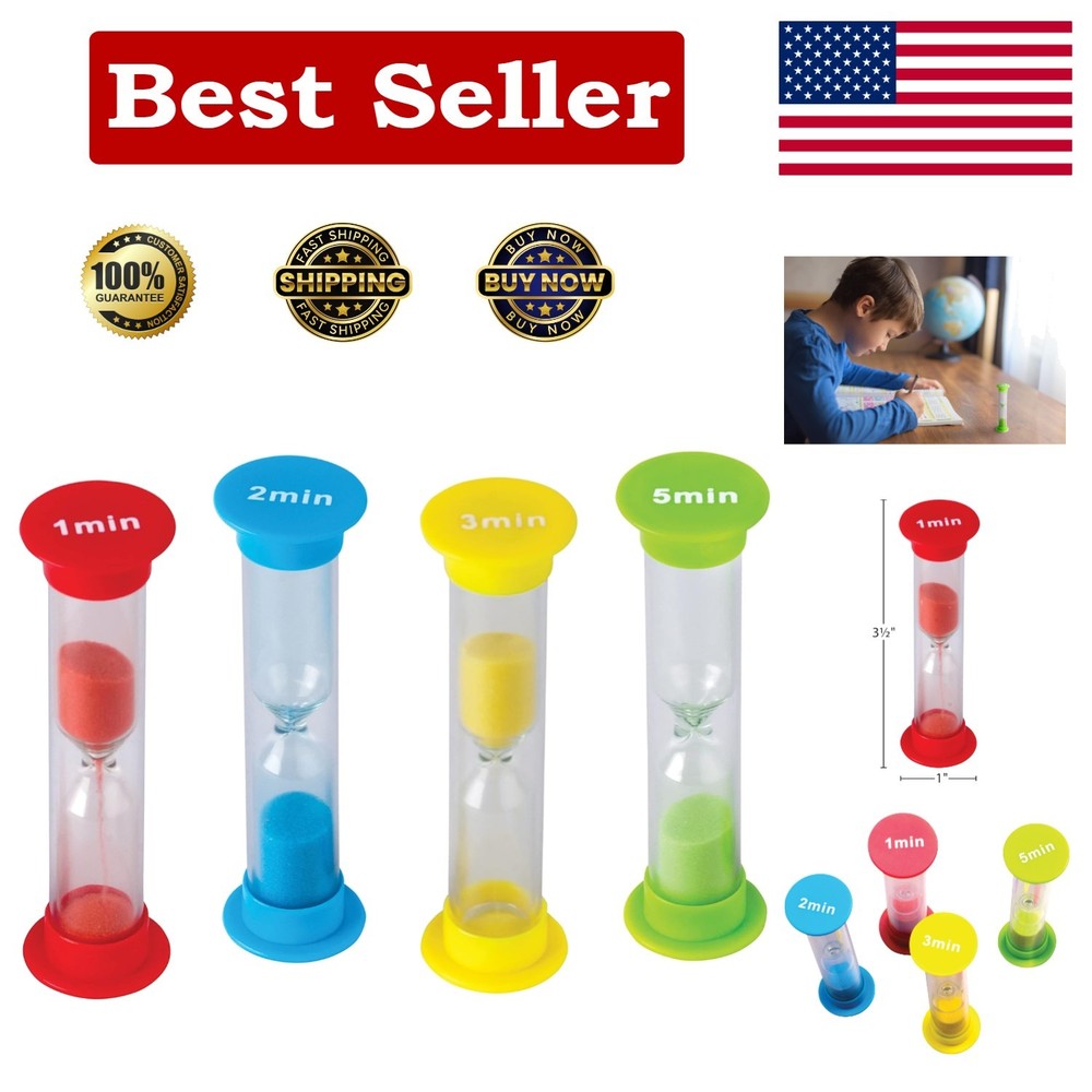 Engaging Sand Timer Set: Teach Time Management with Fun Color-Coded Timers