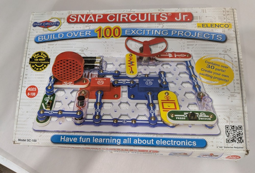 Elenco Snap Circuits Jr. SC-100 Electronics Educational Toy Kit