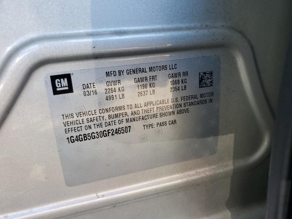 Used Blind Spot Detection System Warning Control Module fits: 2016 Buick Lacross