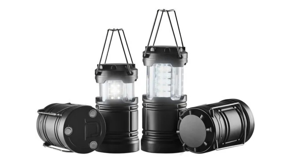 LED Camping Lanterns, 4 Pack Camping Flashlights, Battery Powered