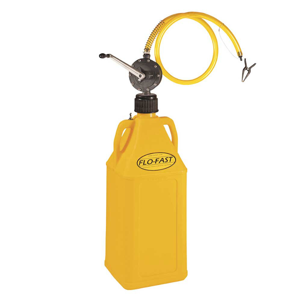 FLO-FAST 10.5 Gallon Gasoline Container - Yellow