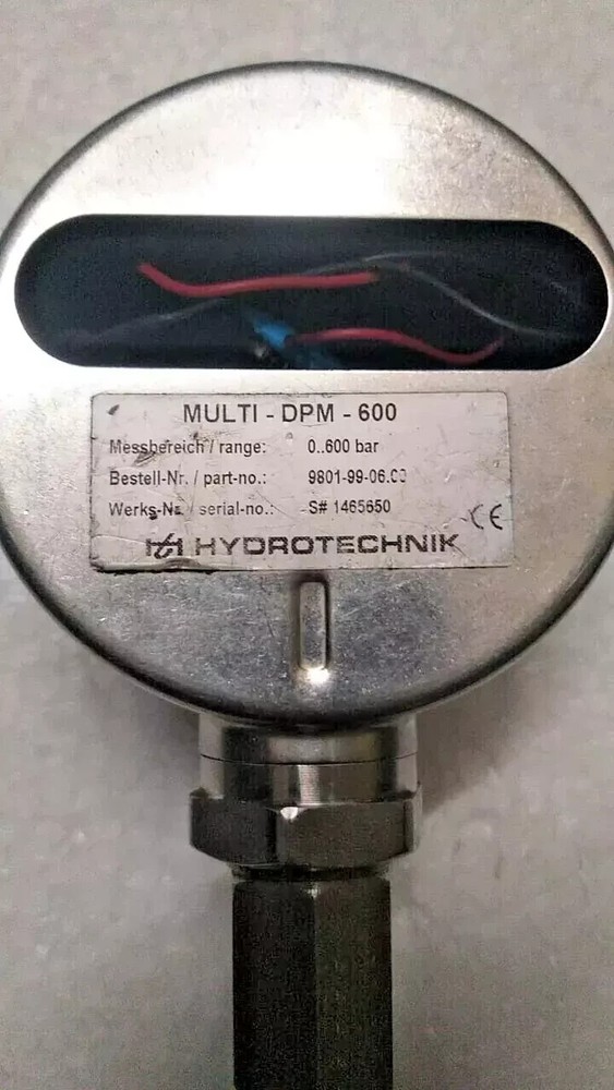 HYDROTECHNIK MULTI DPM 600 Digital Pressure Gauge 0-600bar