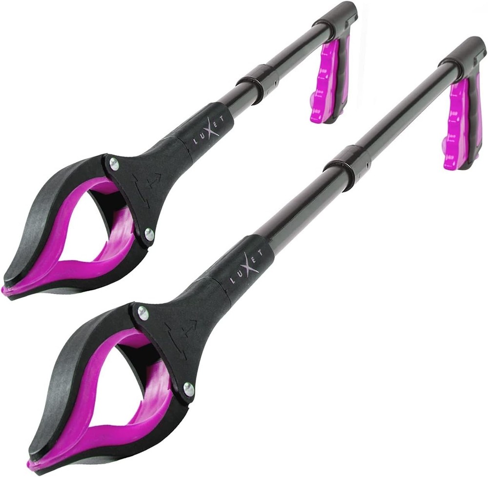 Grabber Reacher Tool - 2 Pack - Latest Version Long 19/32 Inch Foldable Pick ...