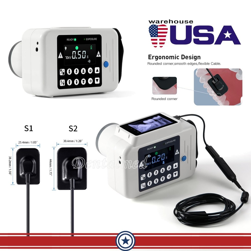 Portable Dental Mobile Digital X Ray Machine High Frequency no Shield/Sensor