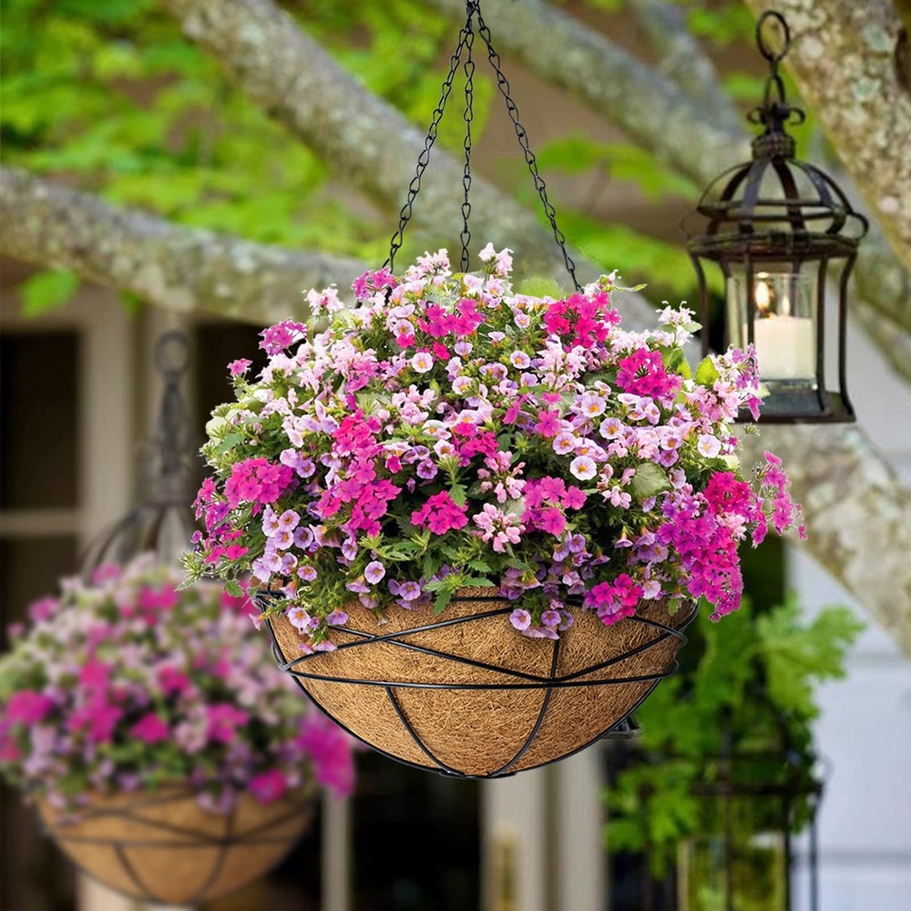 2 Pack 16 Inch Round Replacement Coco Liners for Hanging Basket 16 inch-2 Pack