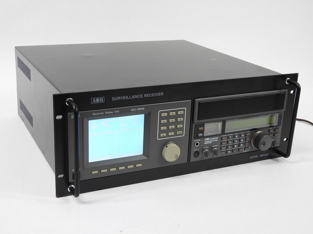 AOR SR1050 Surveillance Receiver Unblocked AR5000A+3U SDU-5500 (PLL ERROR)