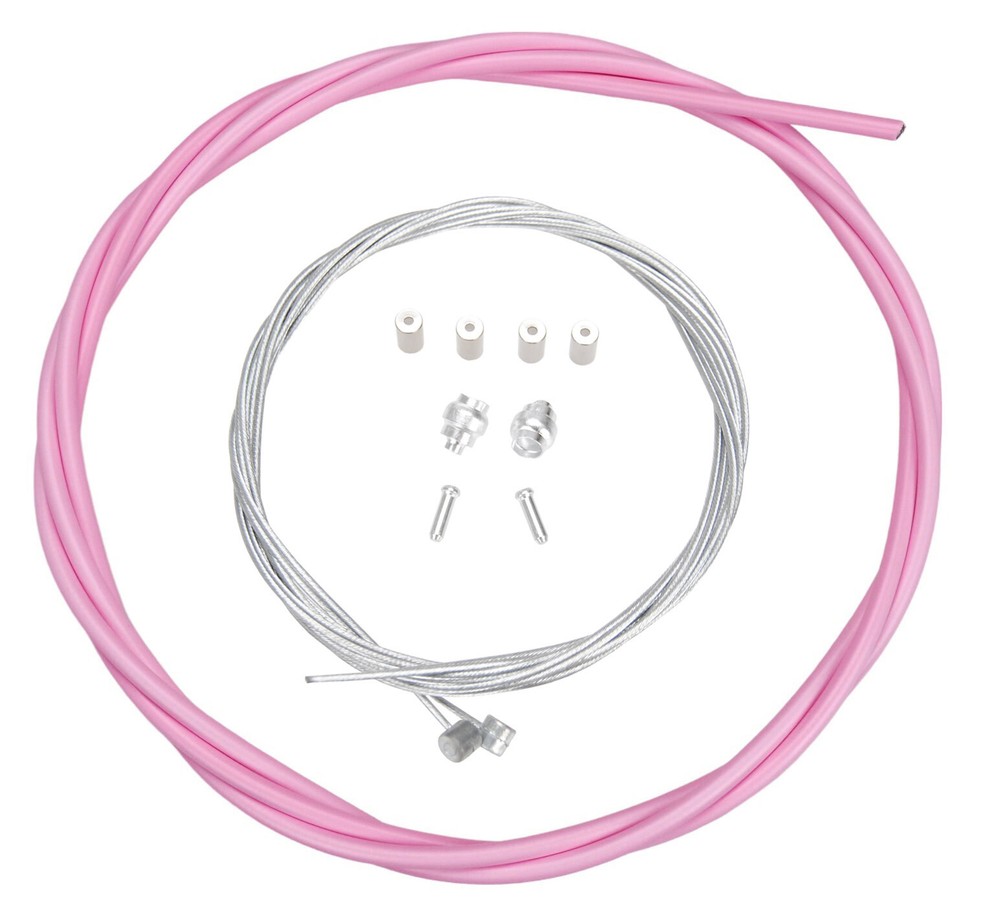 Basic Bicycle Brake Cable Kit for BMX/MTB - PASTEL PINK