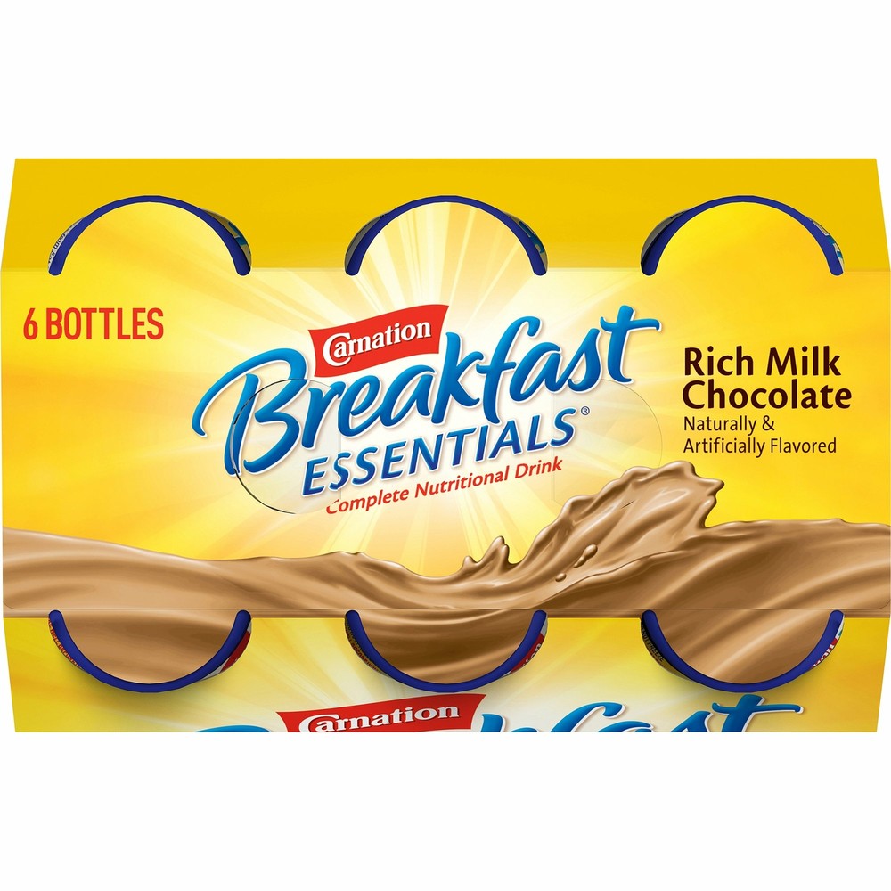 24 Nestle Carnation Breakfast Essentials Nutritional Drink Chocolate 8 oz