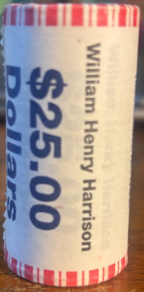 2009 William Henry Harrison Dollar Coin FULL BU Roll