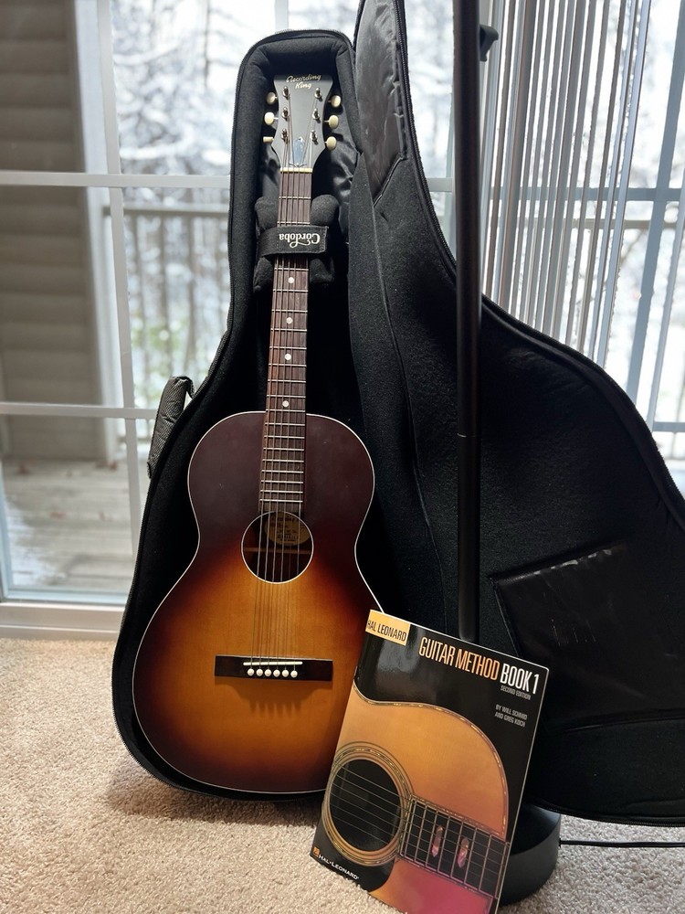 Beginner Guitar Package Including Guitar, Guitar Case & Beginner Workbook!