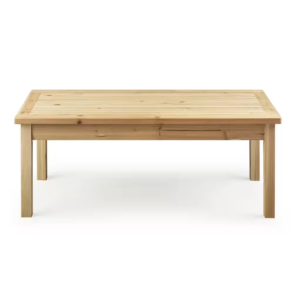Patio Light Brown Wood Table