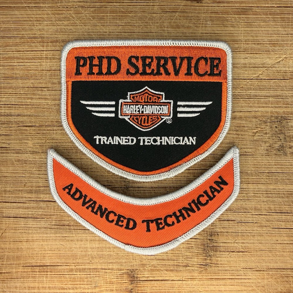 Harley Davidson PHD Service Advanced Technician Rocker Patch 4x2.75in