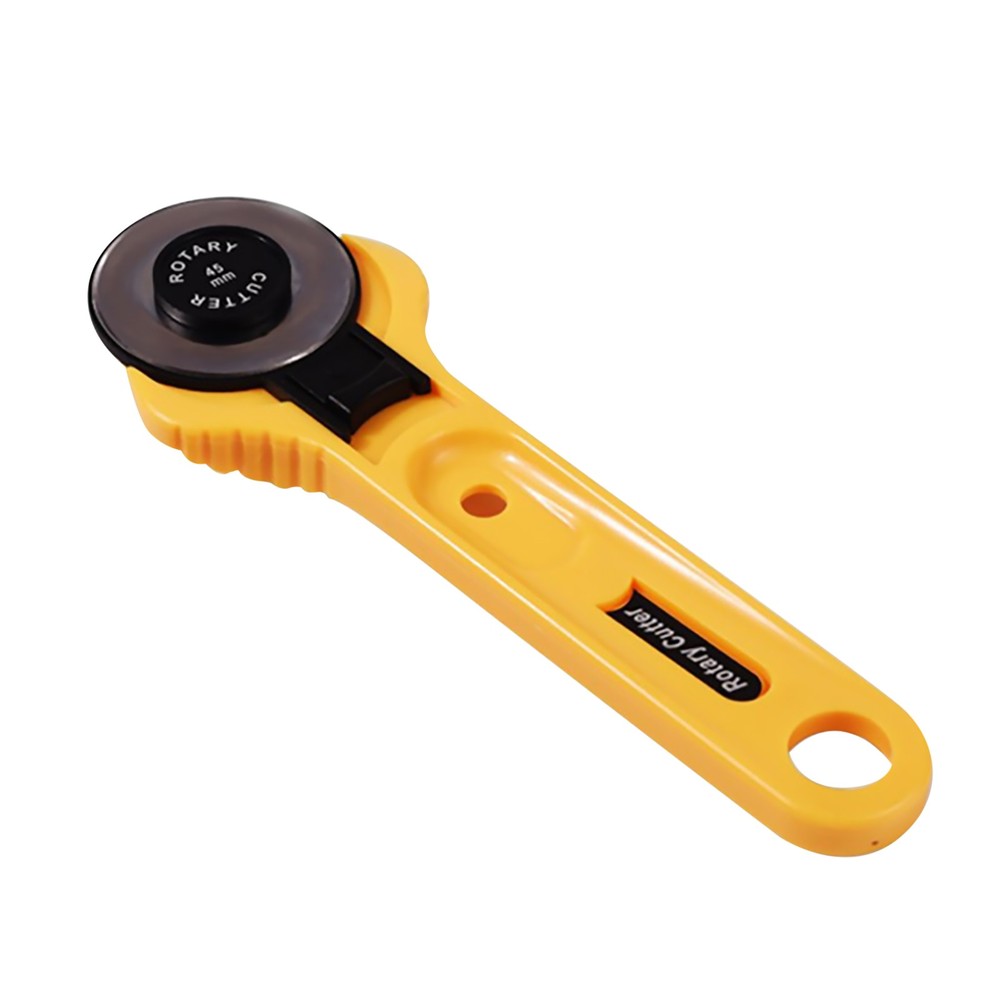 1Pc Portable Diameter 45MM Paper Leather Cloth Solid Wheeled Cutting Tools