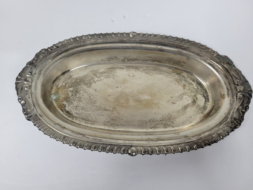 Sheridan Covered Butter Server Silver Plated with lid - No insert