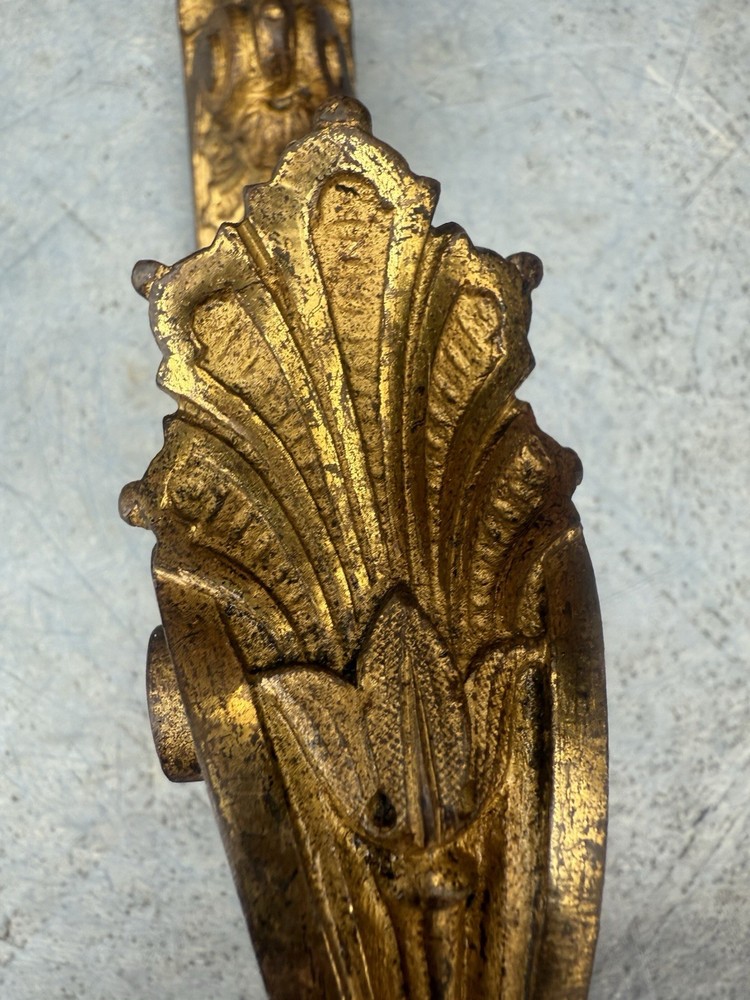 Vintage Brass Curtain Tie Back Coat Rack Hat Hook