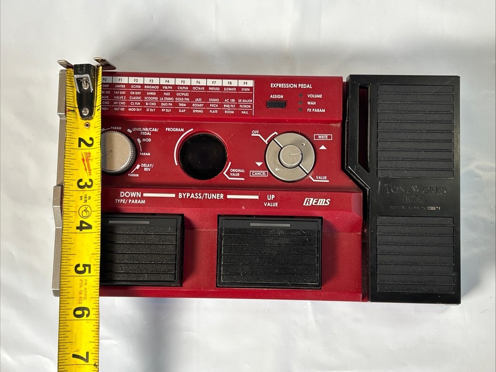 Korg AX5G Multi-Effects Guitar Effect Pedal FX Modeling Signal Processor