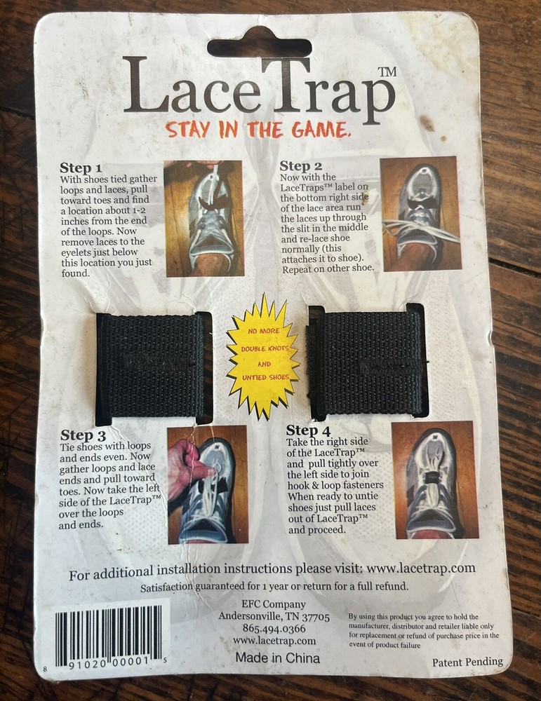 NEW LaceTrap - Secure Your Shoe Laces!