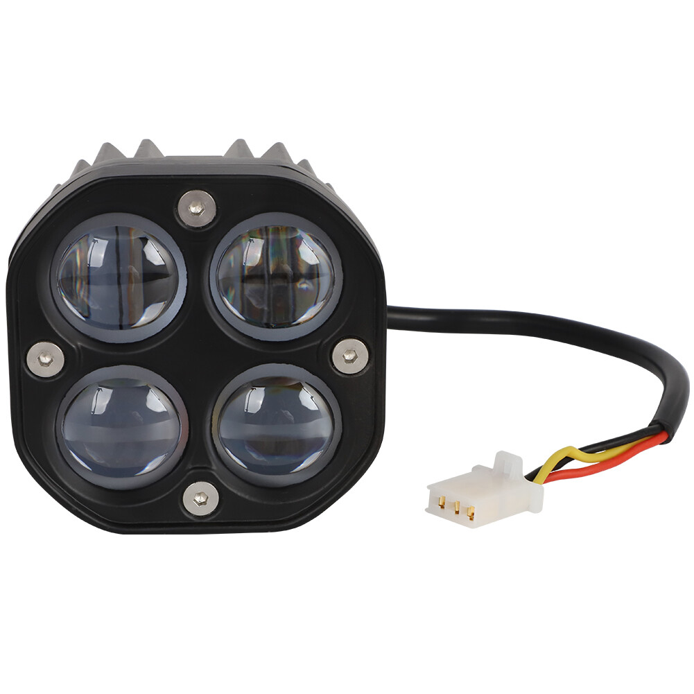 Pair LED Headlights Kit Lens Lights For Yamaha Banshee /Warrior 350 YFZ350 ATV