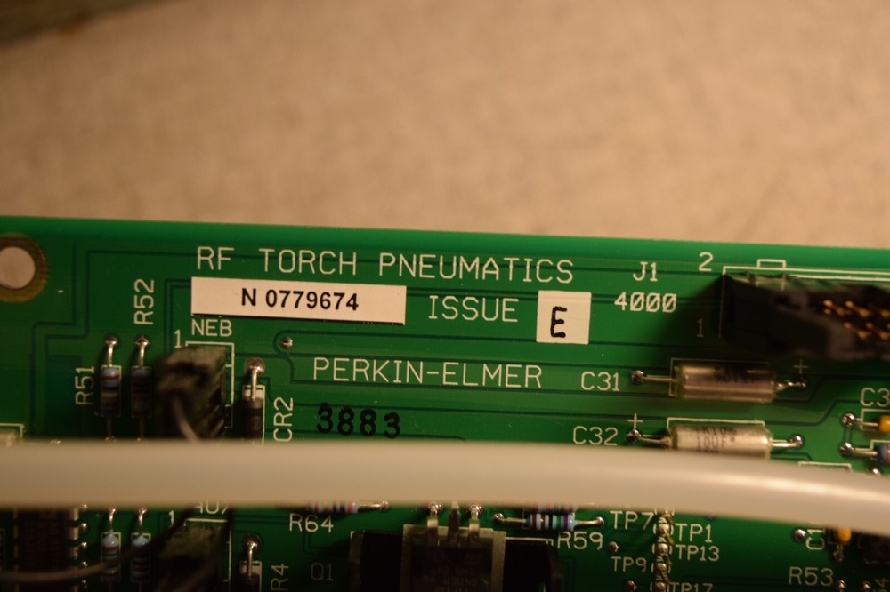 Perkin Elmer N0779674 RF Torch Pneumatics Issue E Board