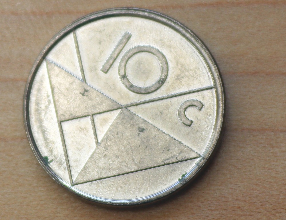 1997 Aruba 10 Cents