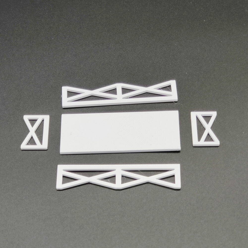 O 0 Scale Loading Platform 3D Printed