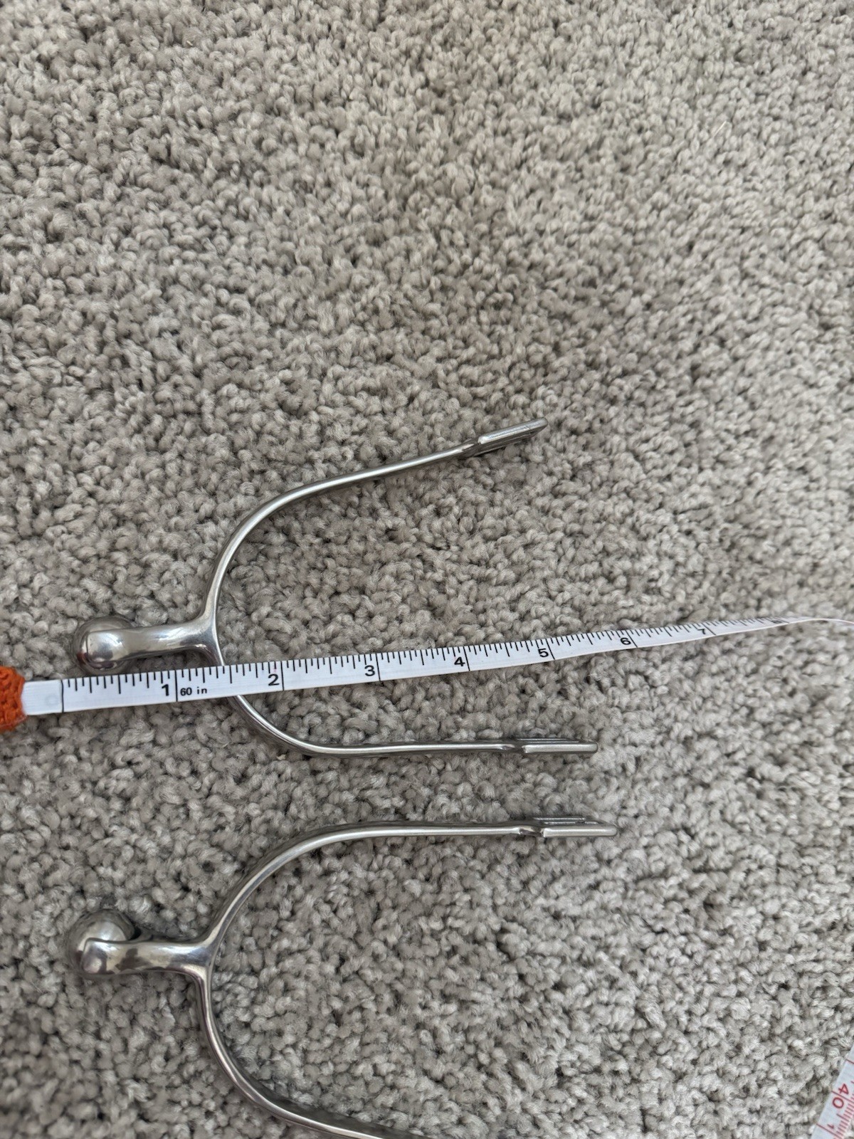 Pair Of Silver Roller Spurs