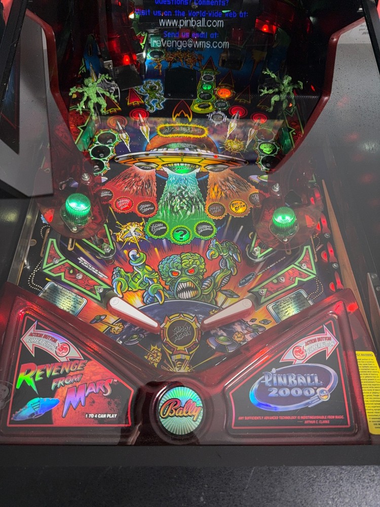 Revenge From Mars Pinball Machine