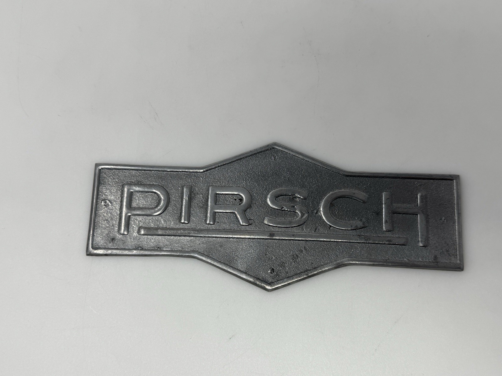 PIRSCH Fire Truck Emblem Nameplate Logo Badge Sign Firetruck Metal Cast Aluminum