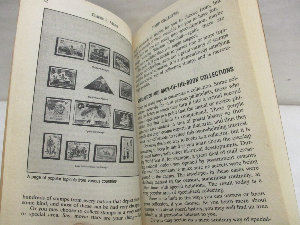 Stamp Collecting Complete Easy Guide to World's Most Popular Hobby Charles Adams