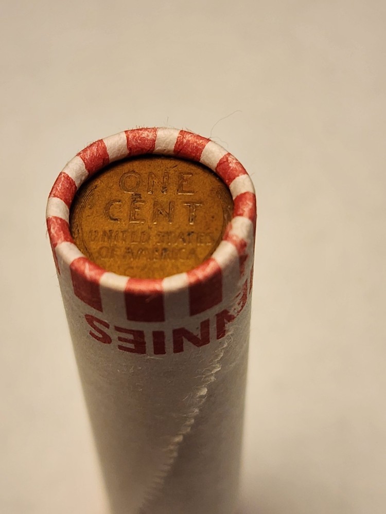 Circulated US Wheat Cents Roll