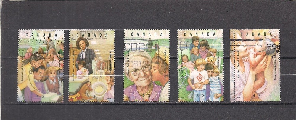 Canada #1523a-e used