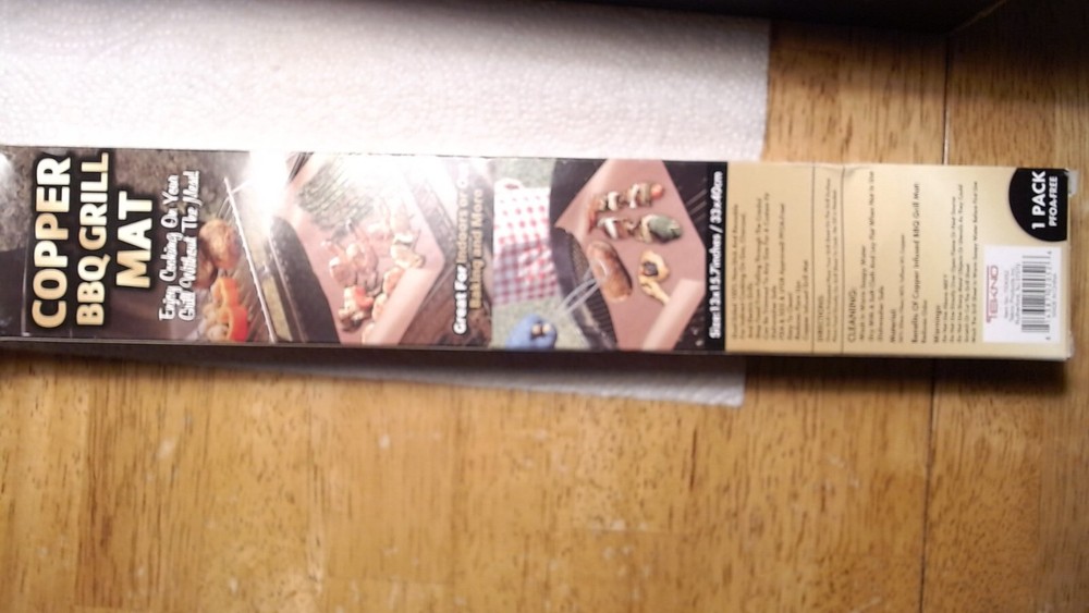 Tekno Copper BBQ Grill Mat 1 Pack NEW in Package