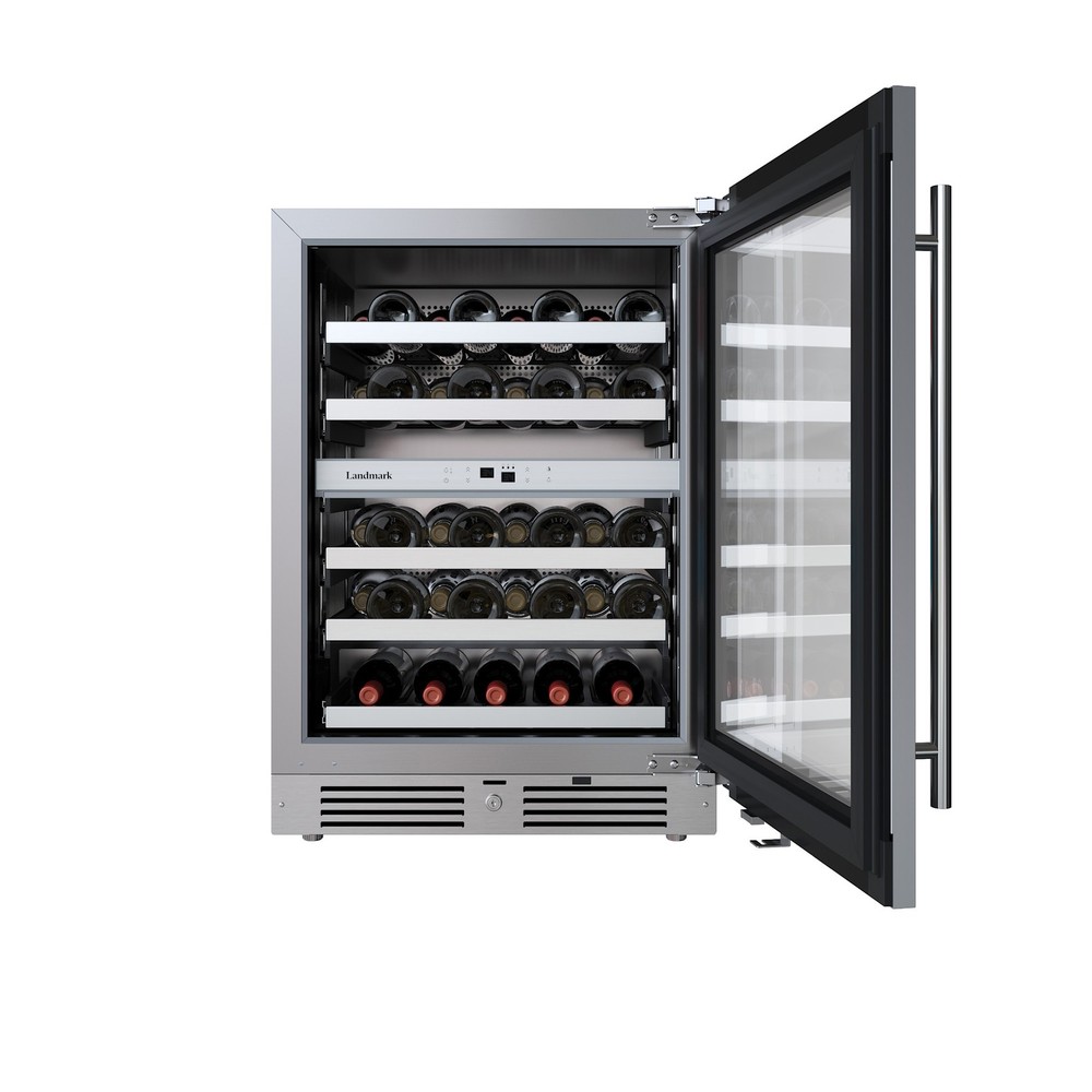 Landmark L3124UI2WGRH 24"W 37 Bottle Capacity Panel Ready Wine - Panel Ready
