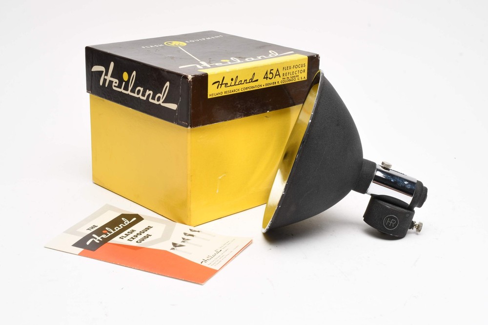 Heiland 45A Flash reflector, Boxed, Very clean