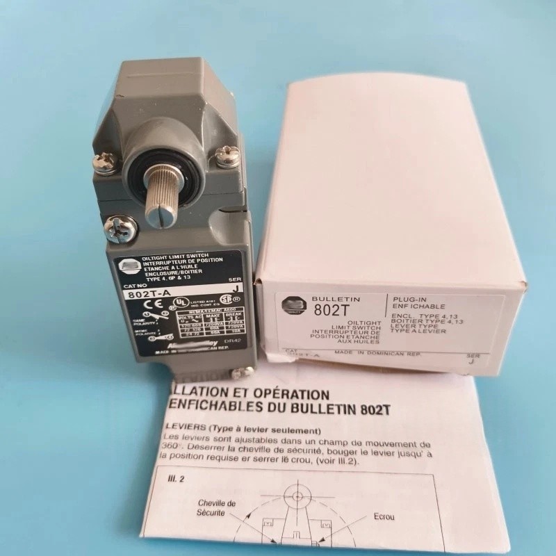 For Allen-Bradley 802T-A 802T-A 802TA Oiltight Spring Return Lever Compact Limit