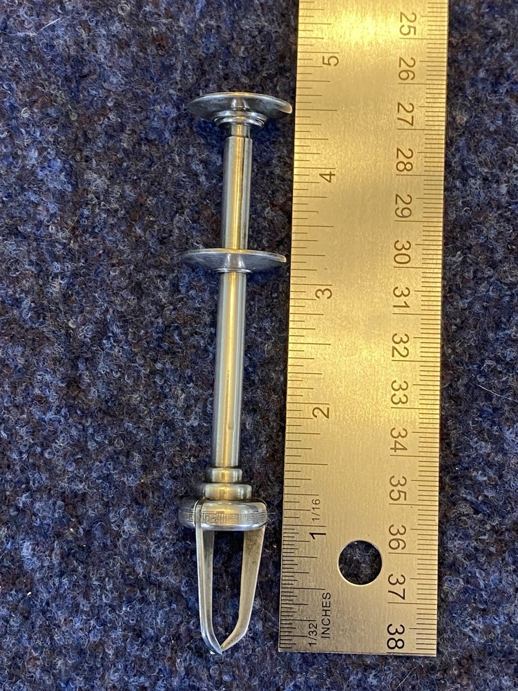 Aksel Holmsen Norway Silver Plate and Enamel Tongs