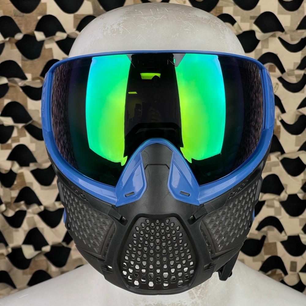 Carbon CRBN Zero Pro Paintball Mask (Less Coverage) - Cryo - Grey - Leaf Mirror