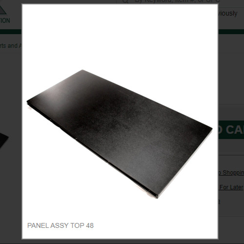 PANEL ASSY TOP 48 #2101430-01S