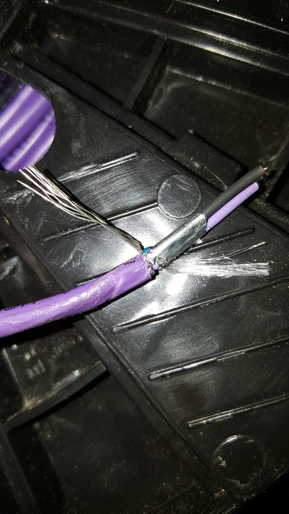 Carol 92130 18/2C Shielded BO Automatic Temperature Control Cable CMP Purp/100ft