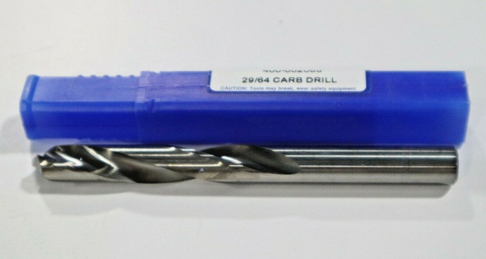 29/64" CARBIDE DRILL, 2 FLUTE B356