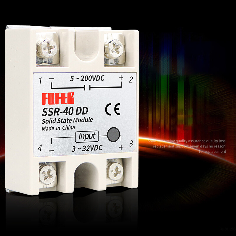Single Phase Solid State Relay Module DC - DC SSR 10DD - 100DD DC3-32V DC5-200V